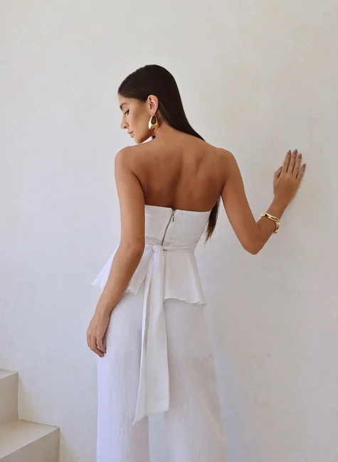 Linen-Peplum-Top-&-Wide-Leg Pants-Set-3