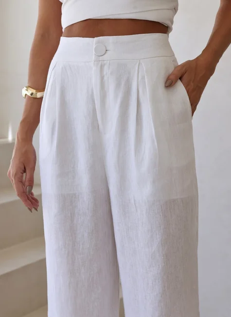 Linen-Peplum-Top-&-Wide-Leg Pants-Set-3