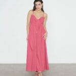 Romantic Bow-Tie Maxi Dress