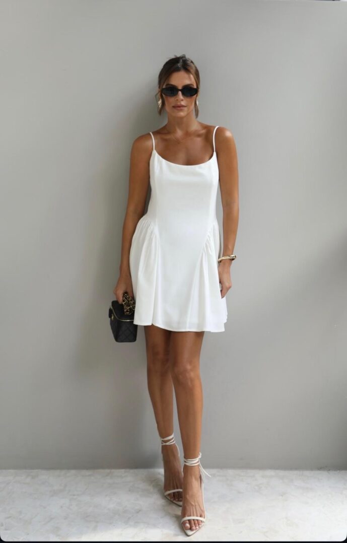 Elysian Linen Blend Dress